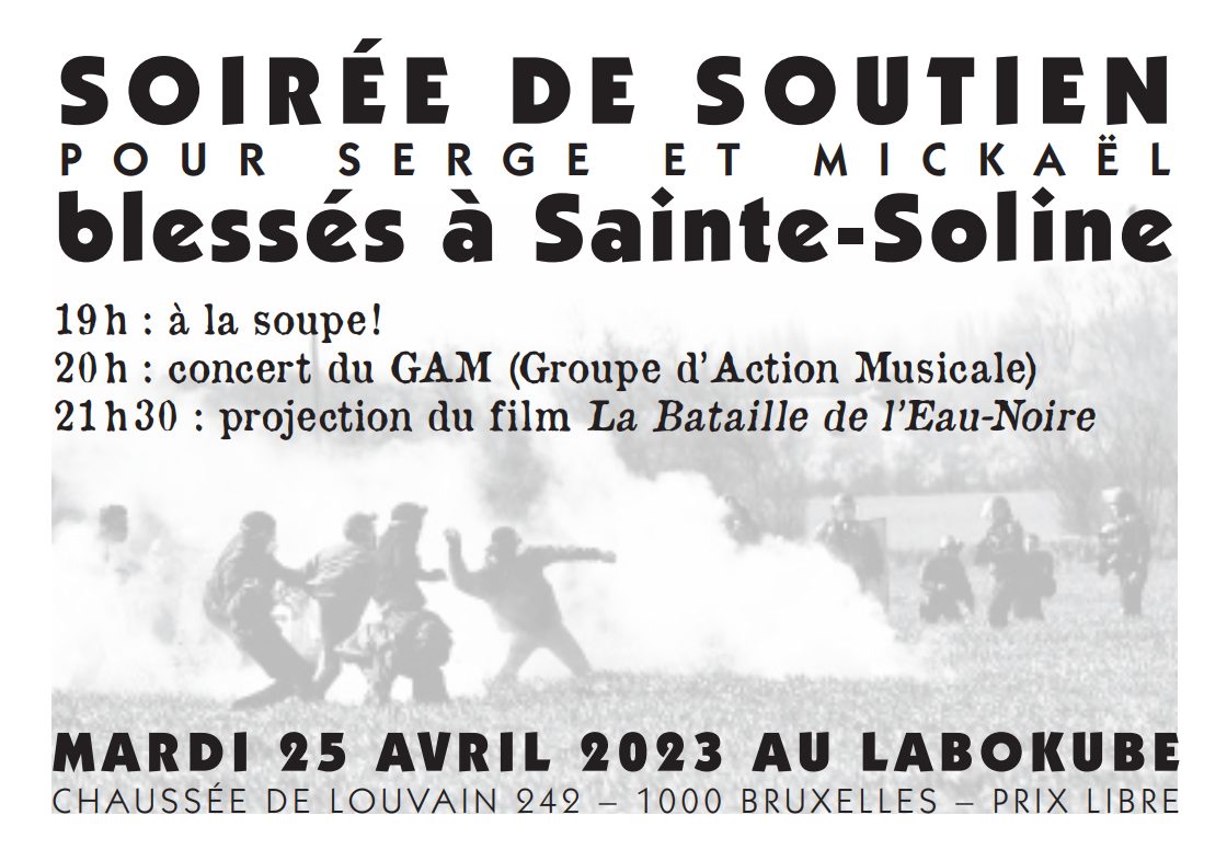 Soirée de Soutien à SAINTE-SOLINE